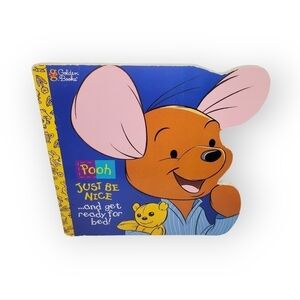 Golden Books Kids Winnie-the-Pooh "Just be nice...and get ready for bed!" Book